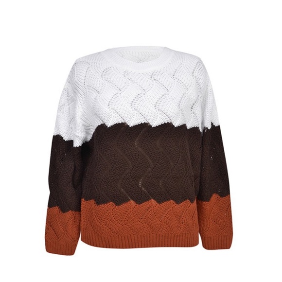 Gorgeous Color Block Sweater - Picture 5 of 8